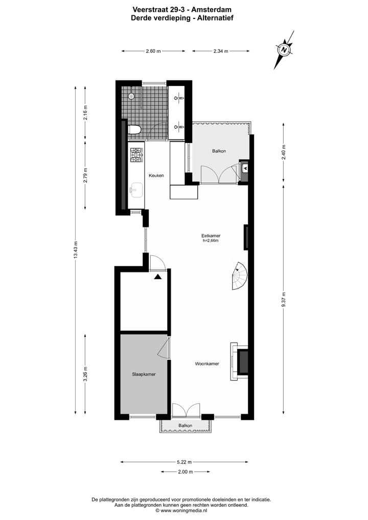Foto 27 van Veerstraat 29-3