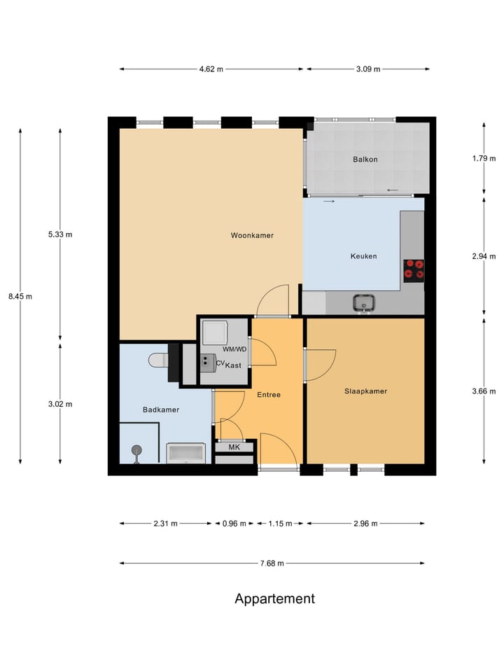 Foto 36 van Westerkade 2-307