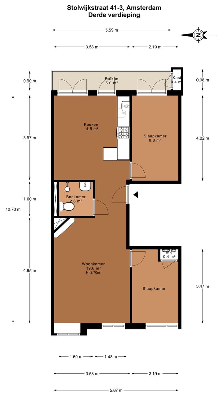 Foto 20 van Stolwijkstraat 41-3