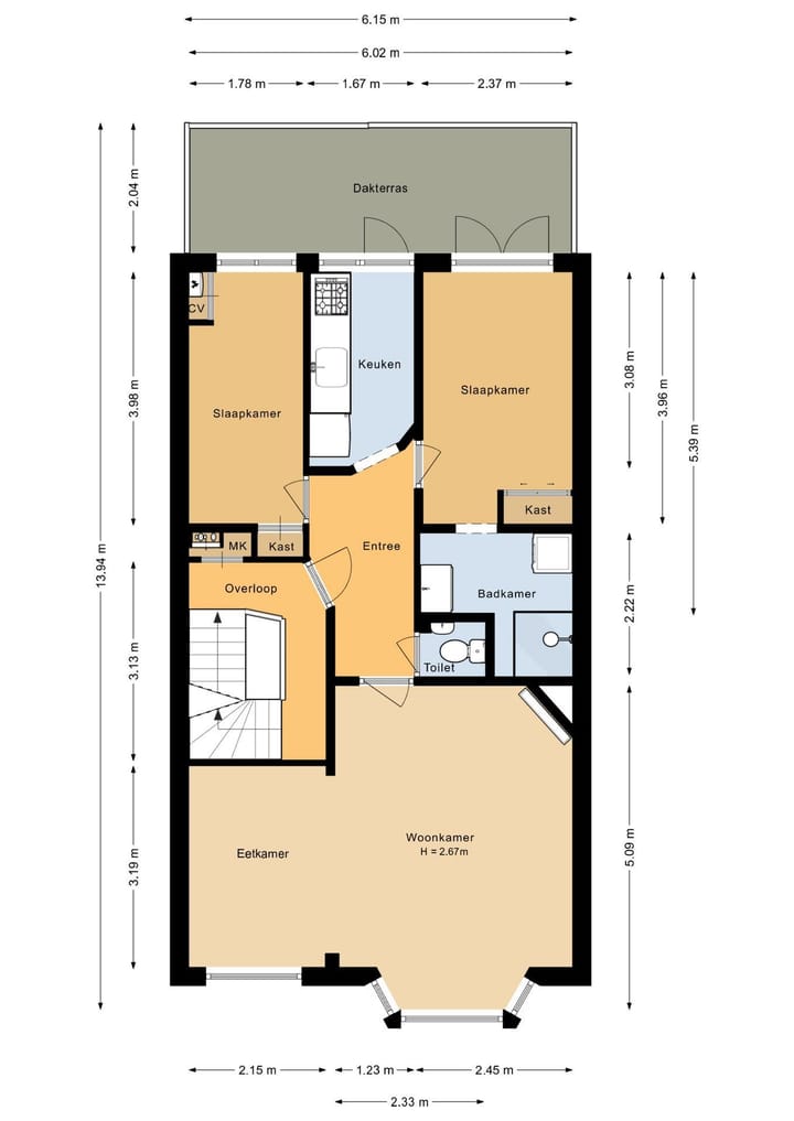 Foto 75 van Vechtstraat 157-H