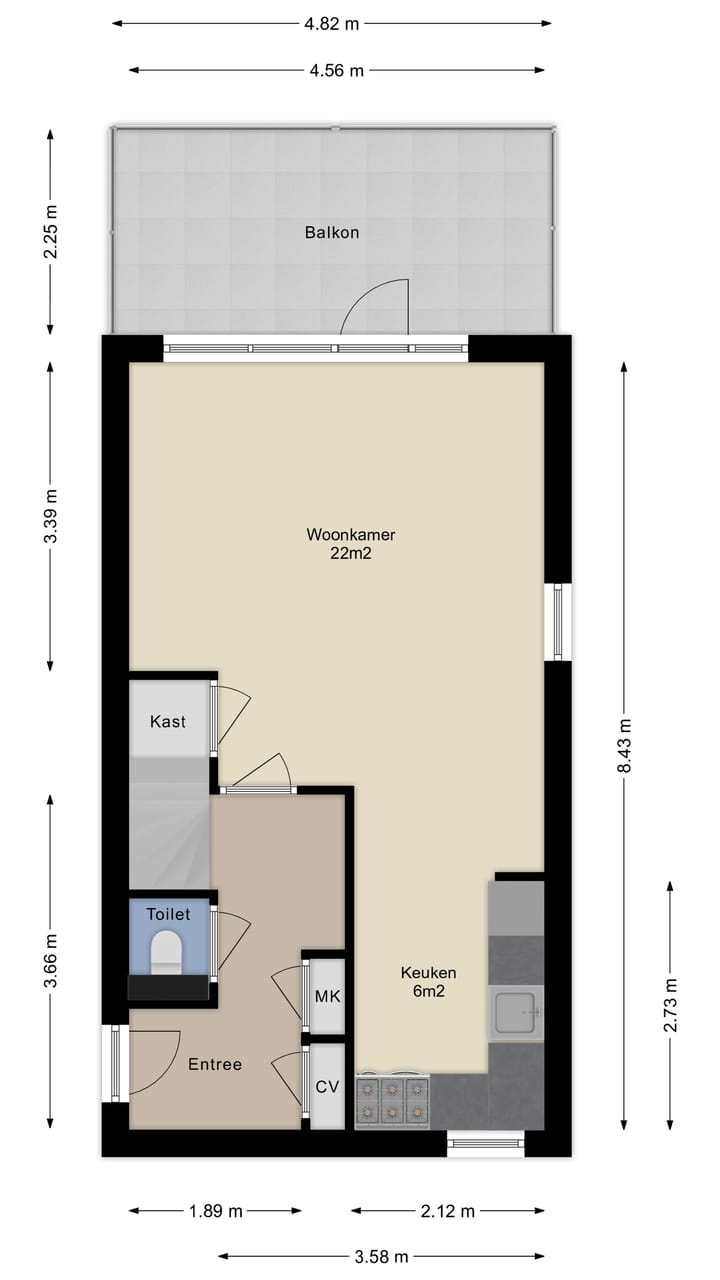 Foto 36 van Torenstraat 19-D