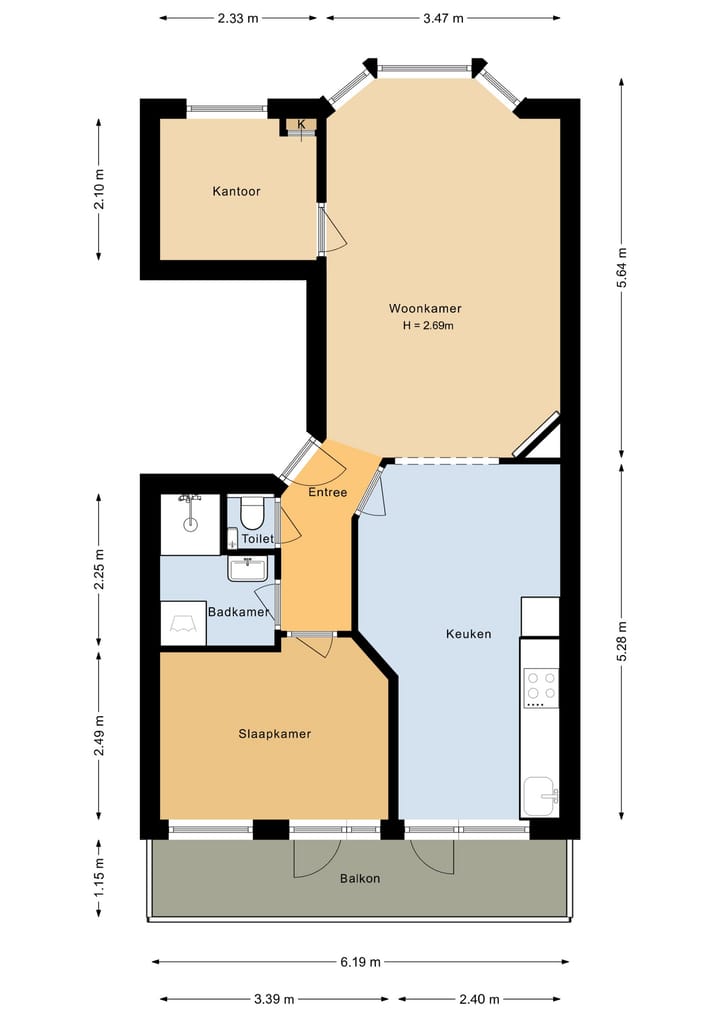 Foto 36 van Heemstedestraat 41-2