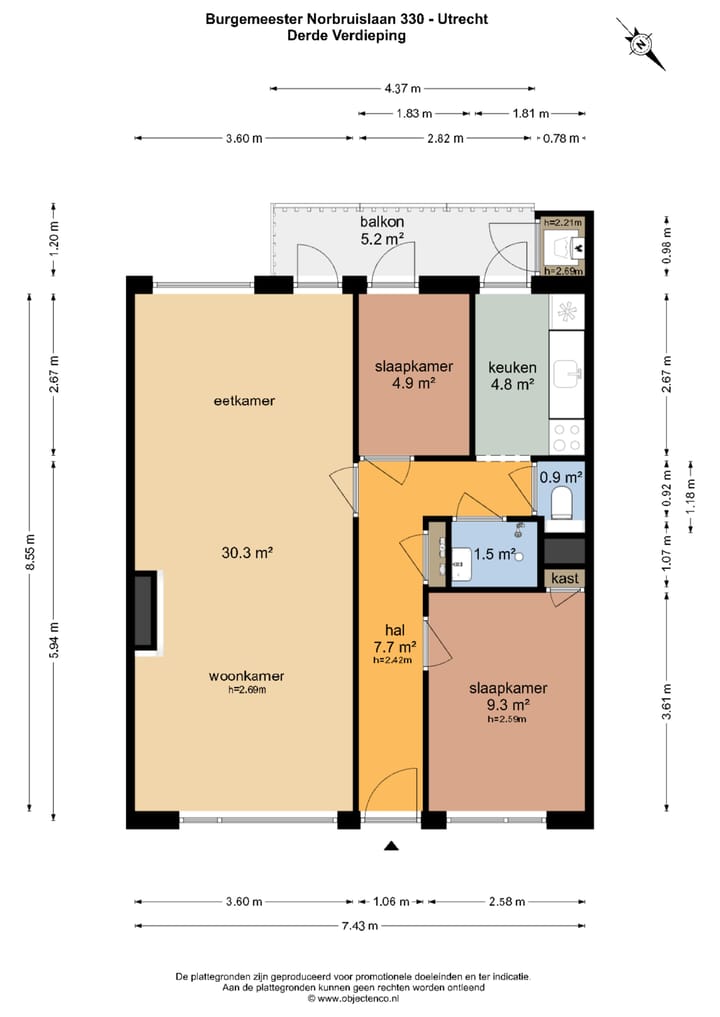 Foto 41 van Burgemeester Norbruislaan 330