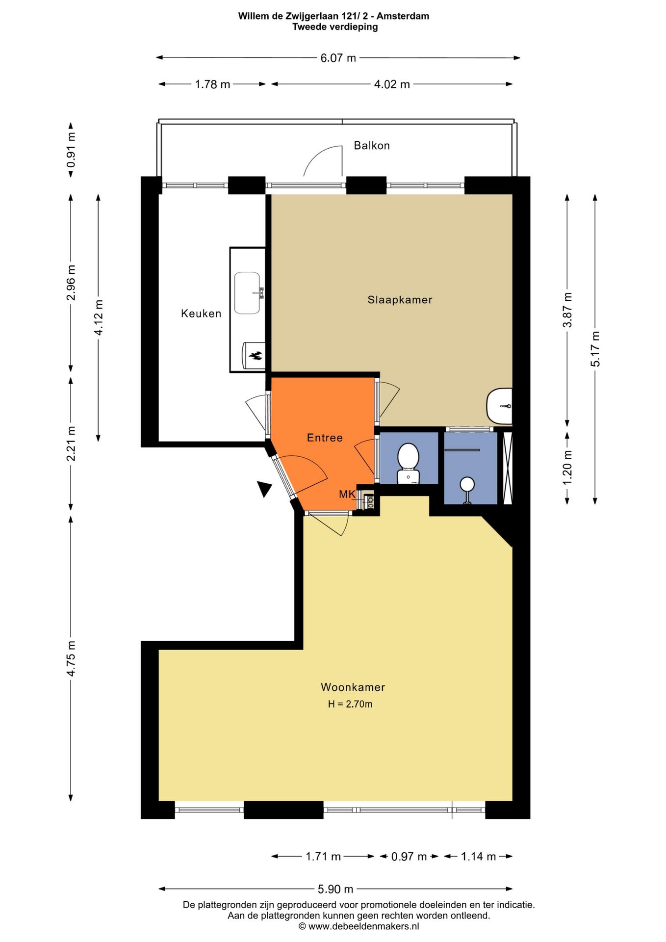 Foto 14 van Willem de Zwijgerlaan 121-2