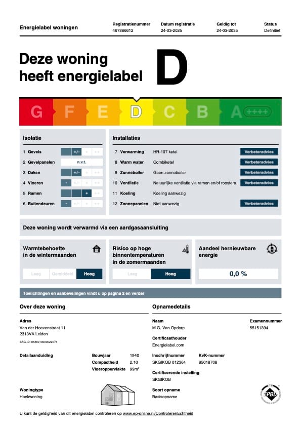 Foto 84 van Van der Hoevenstraat 11