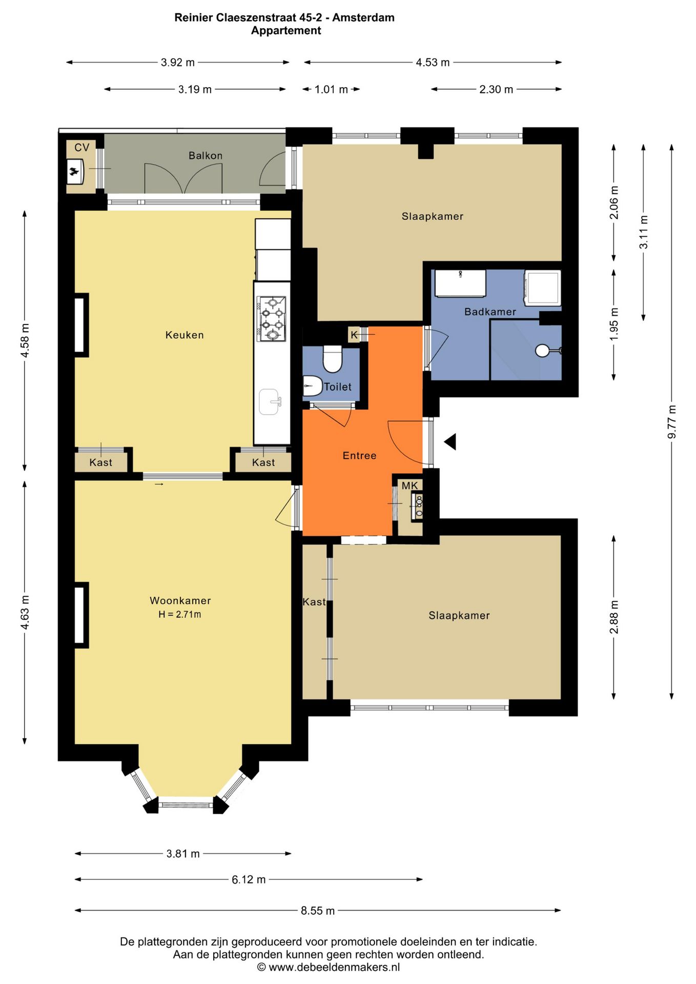 Photo 33 of Reinier Claeszenstraat 45-2