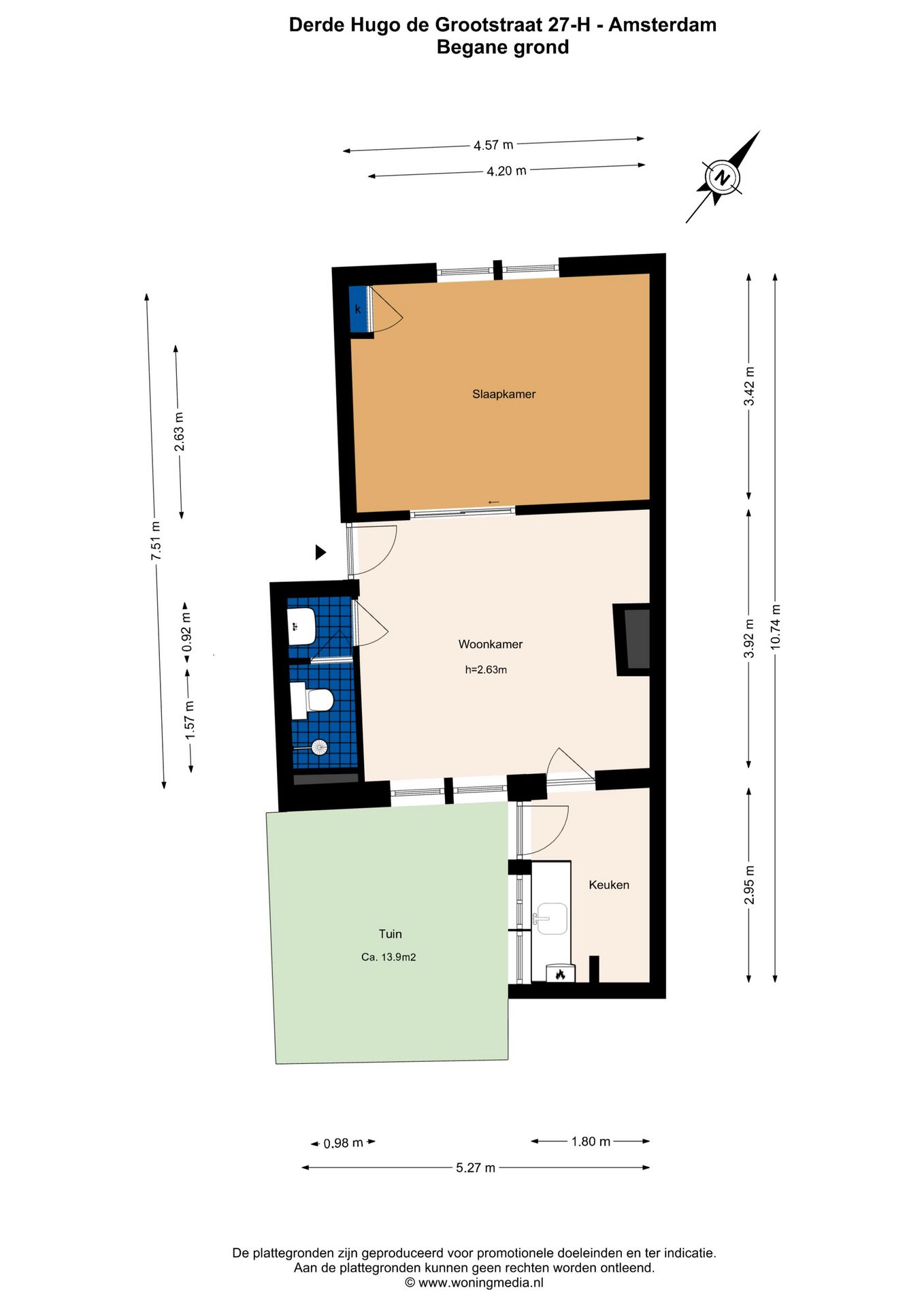 Foto 18 van Derde Hugo de Grootstraat 27-H