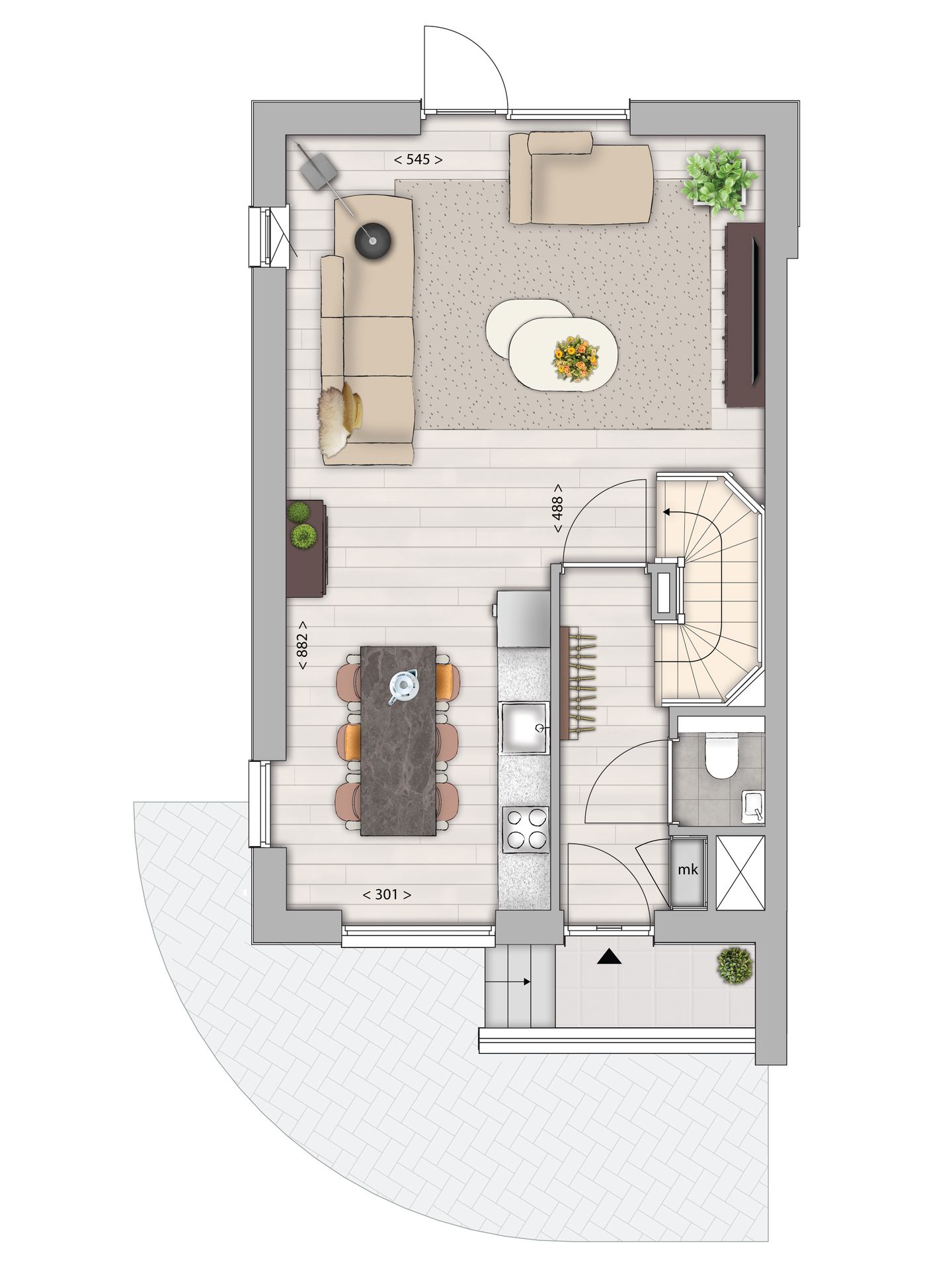 Foto 5 van Hoekwoning (Bouwnr. 21)