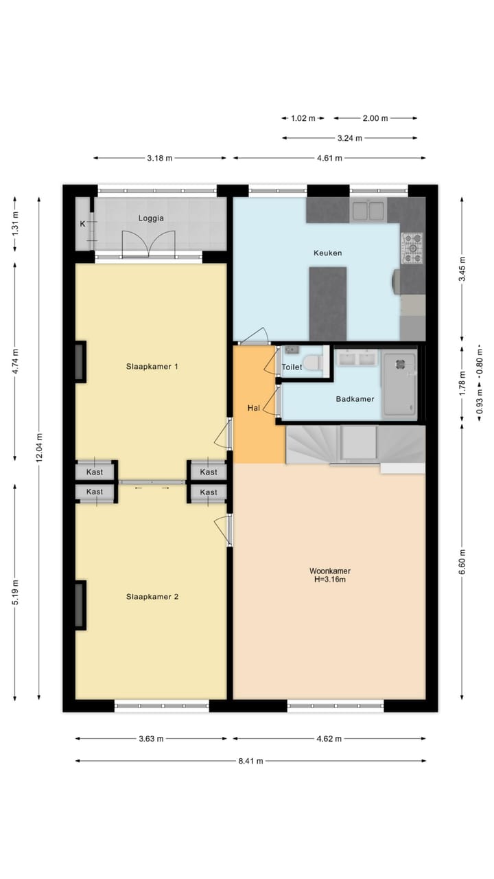 Foto 29 van Uithoornstraat 45-2