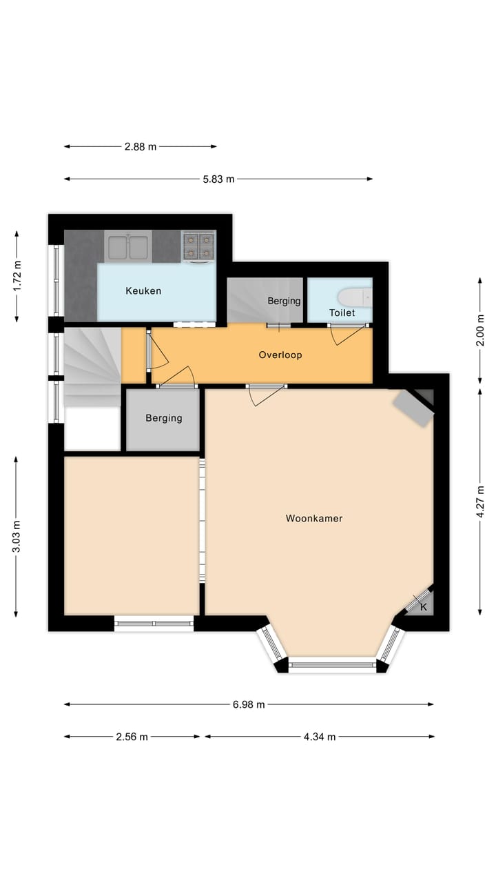 Foto 22 van Meerstraat 16-B