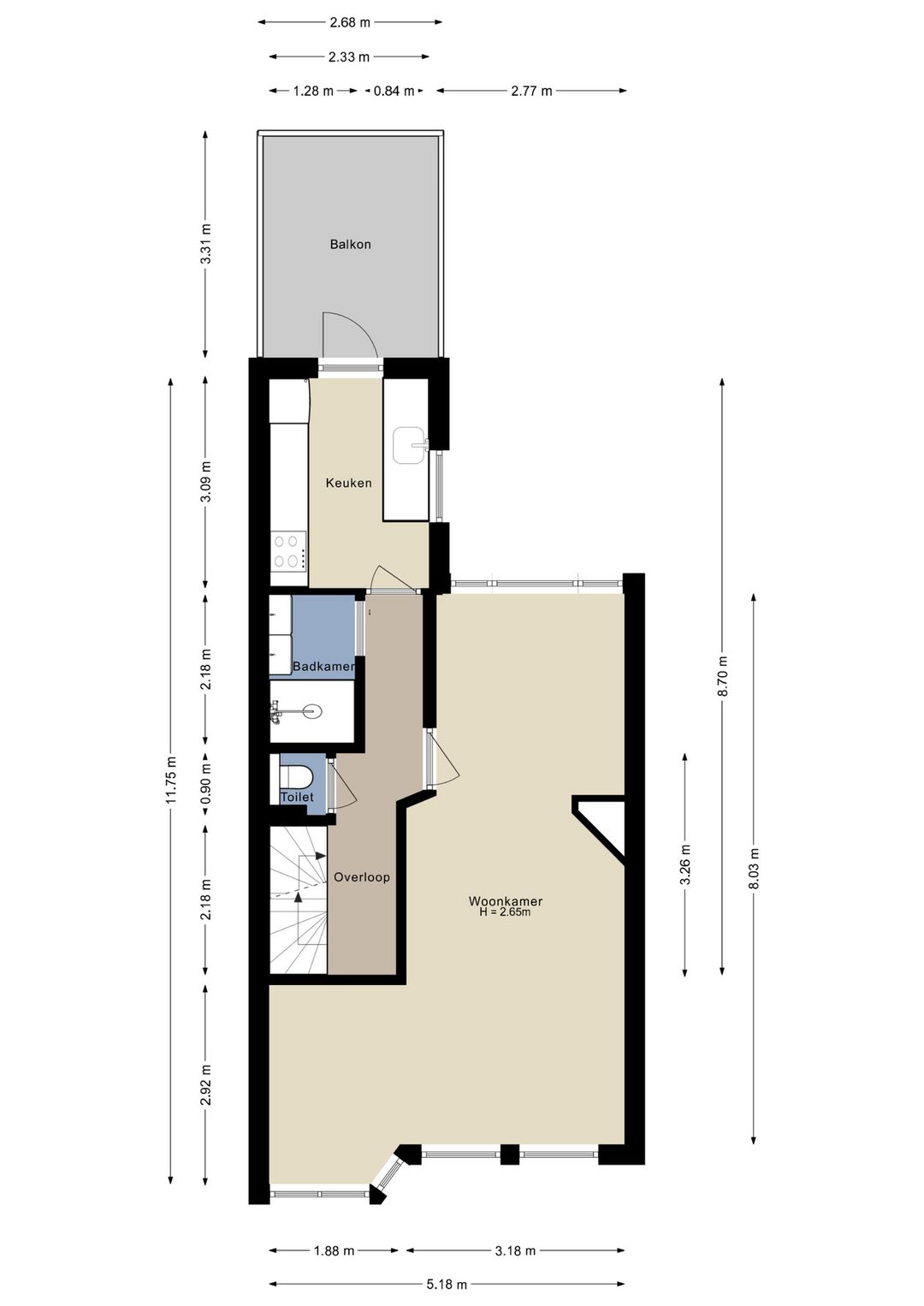 Foto 32 van Burgemeester van Tuyllkade 114-BS