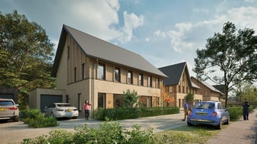 Foto van Type C (tweekapper langskap) 2-onder-1-kapwoning