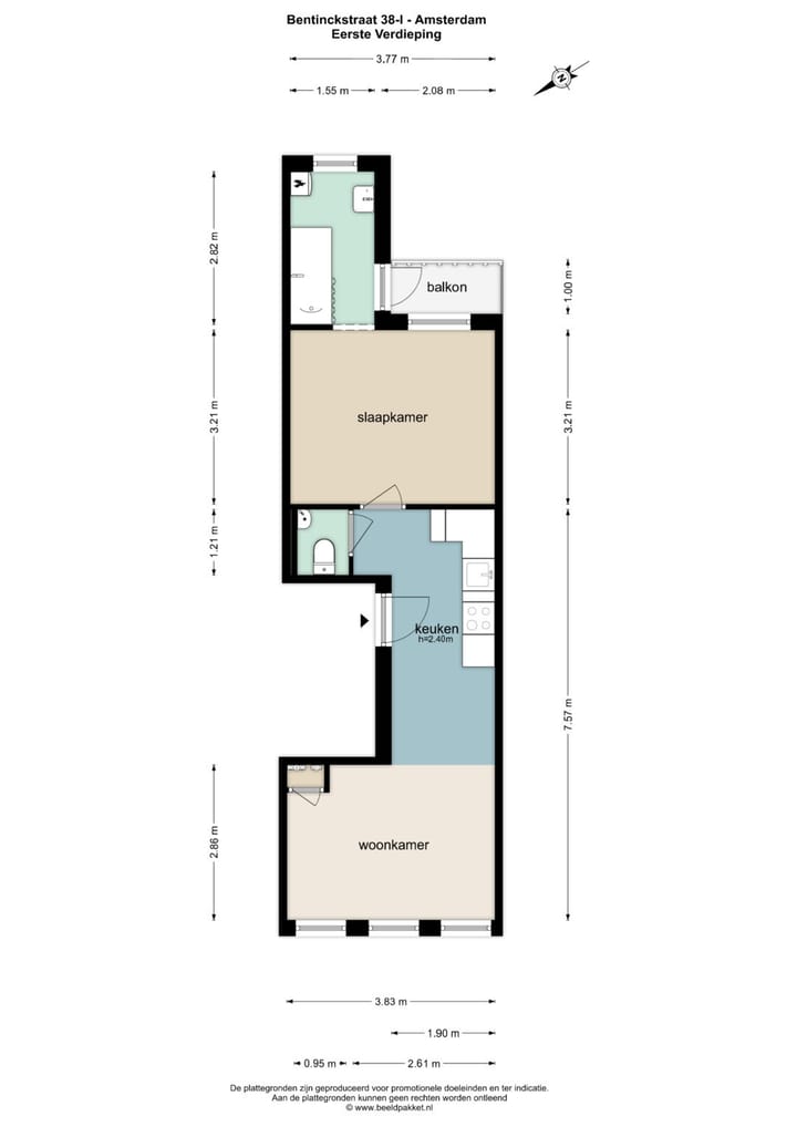 Photo 29 of Bentinckstraat 38-1