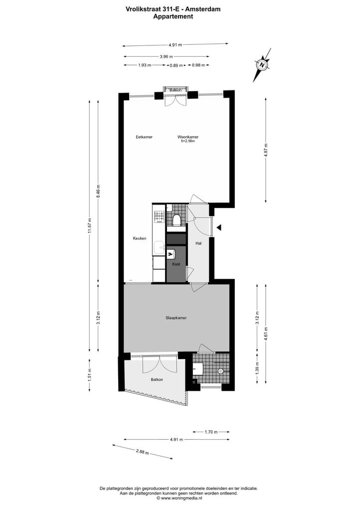 Foto 26 van Vrolikstraat 311-E