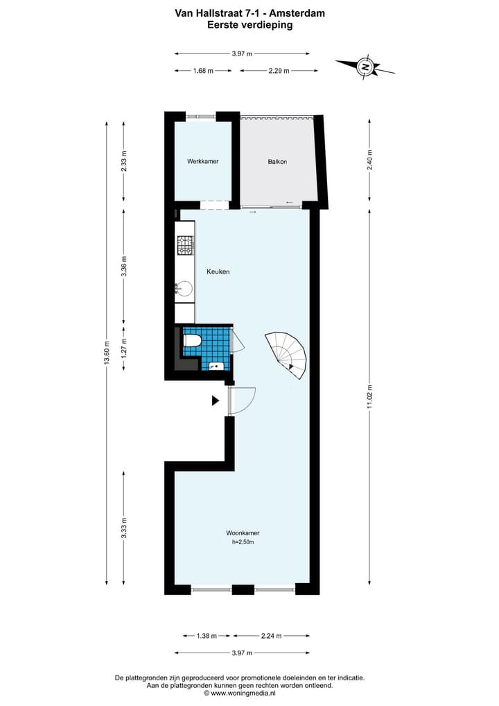 Foto 2 van Van Hallstraat 7-1