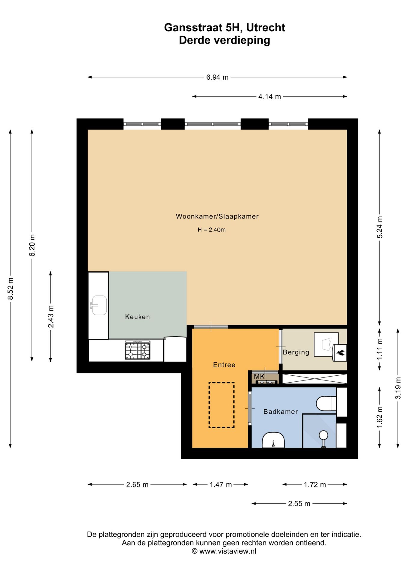 Foto 29 van Gansstraat 5-H
