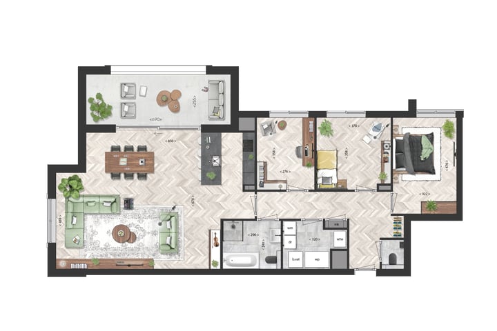 Foto 2 van Appartement (Bouwnr. 7)