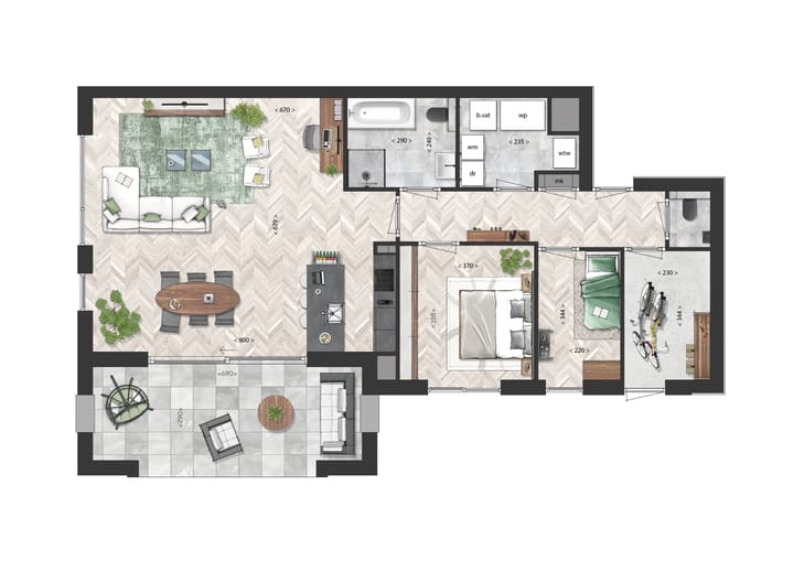 Photo 2 of Appartement (Bouwnr. 1)