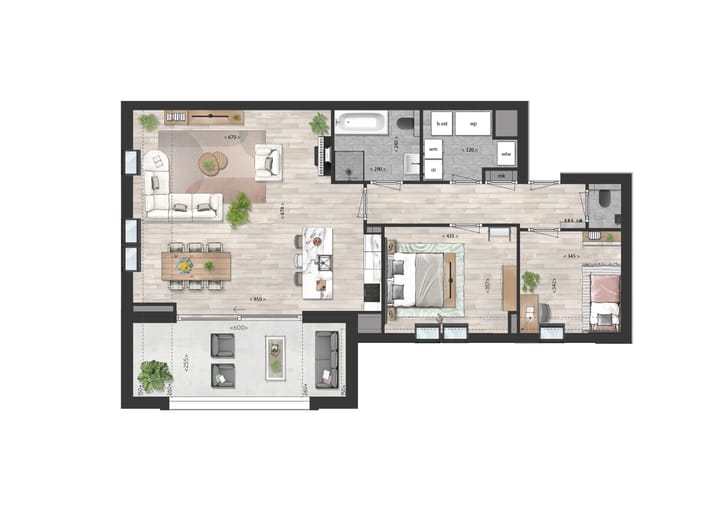 Foto 3 van penthouse (Bouwnr. 9)