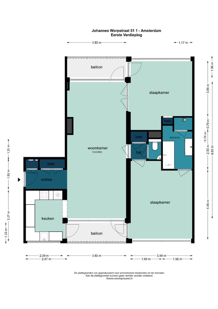 Foto 28 van Johannes Worpstraat 51-1