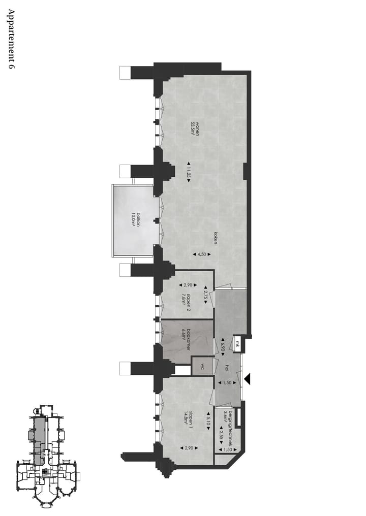 Photo 2 of Appartement 1e verdieping (Bouwnr. 6)