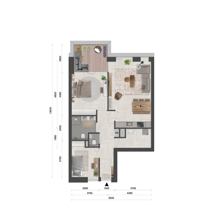 Photo 3 of Appartementen (Bouwnr. 5-type D)