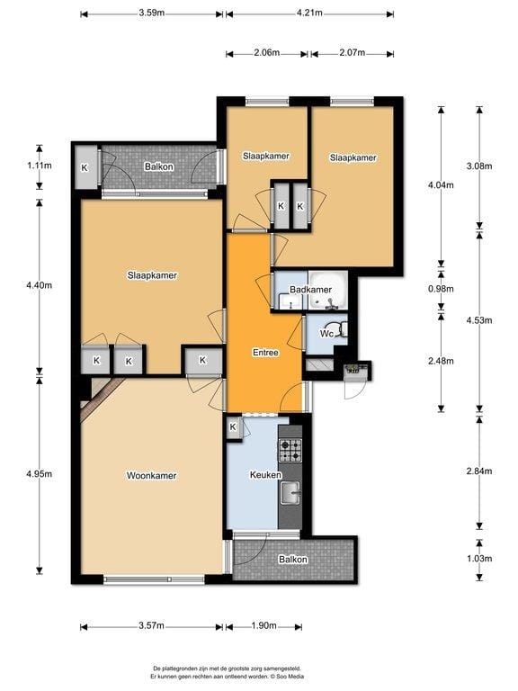Foto 3 van Johan de Meesterstraat 37-C
