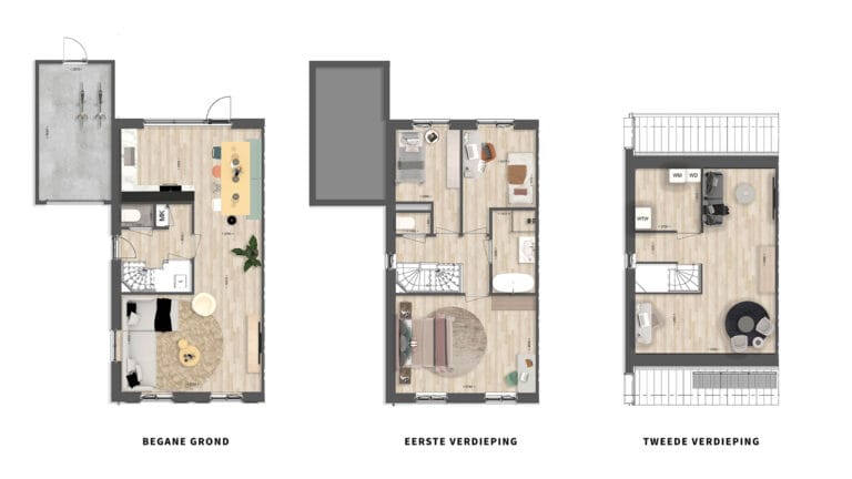 Foto 6 van Twee-onder-een-kapwoning (Bouwnr. 11)