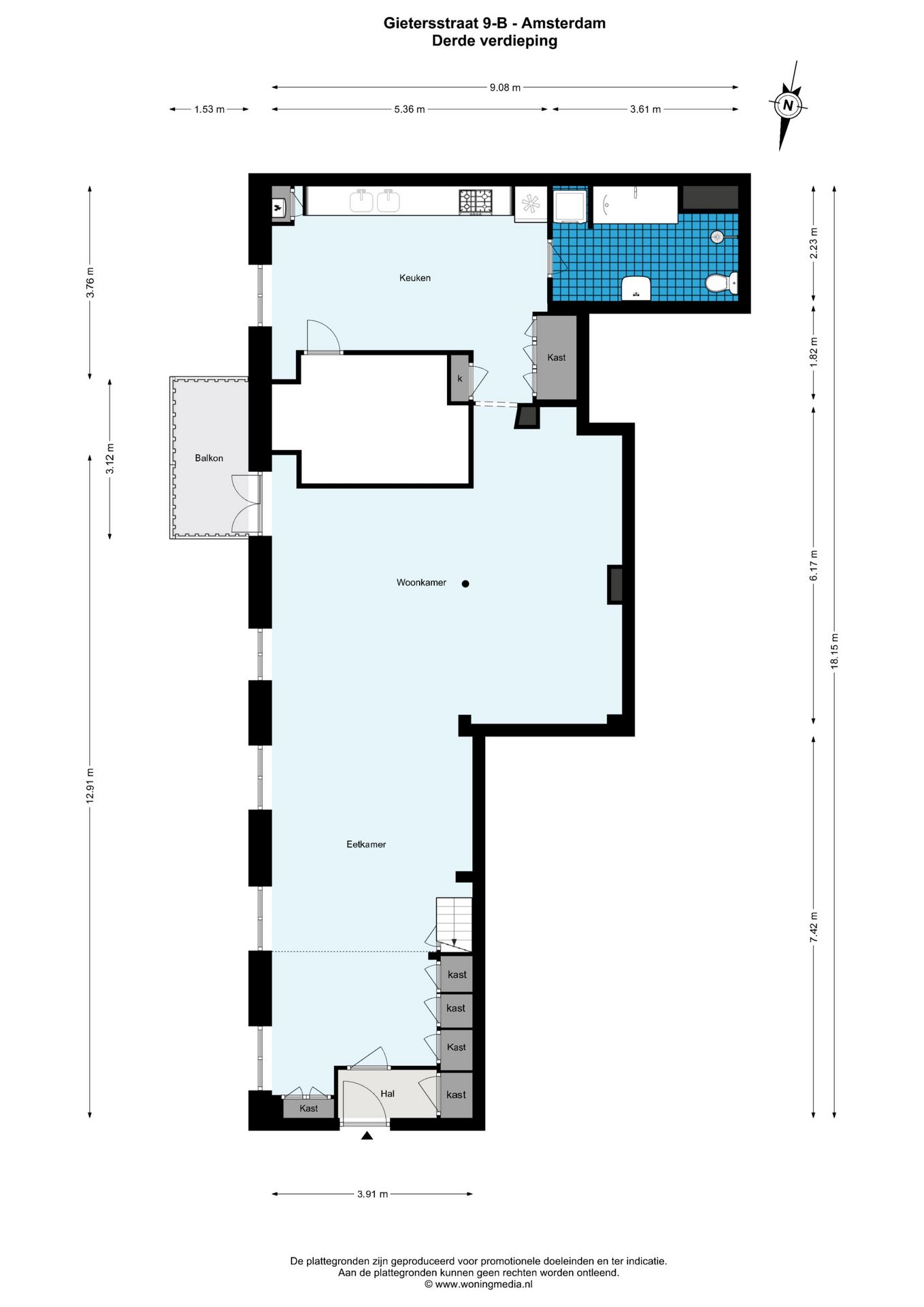 Foto 24 van Gietersstraat 9-B