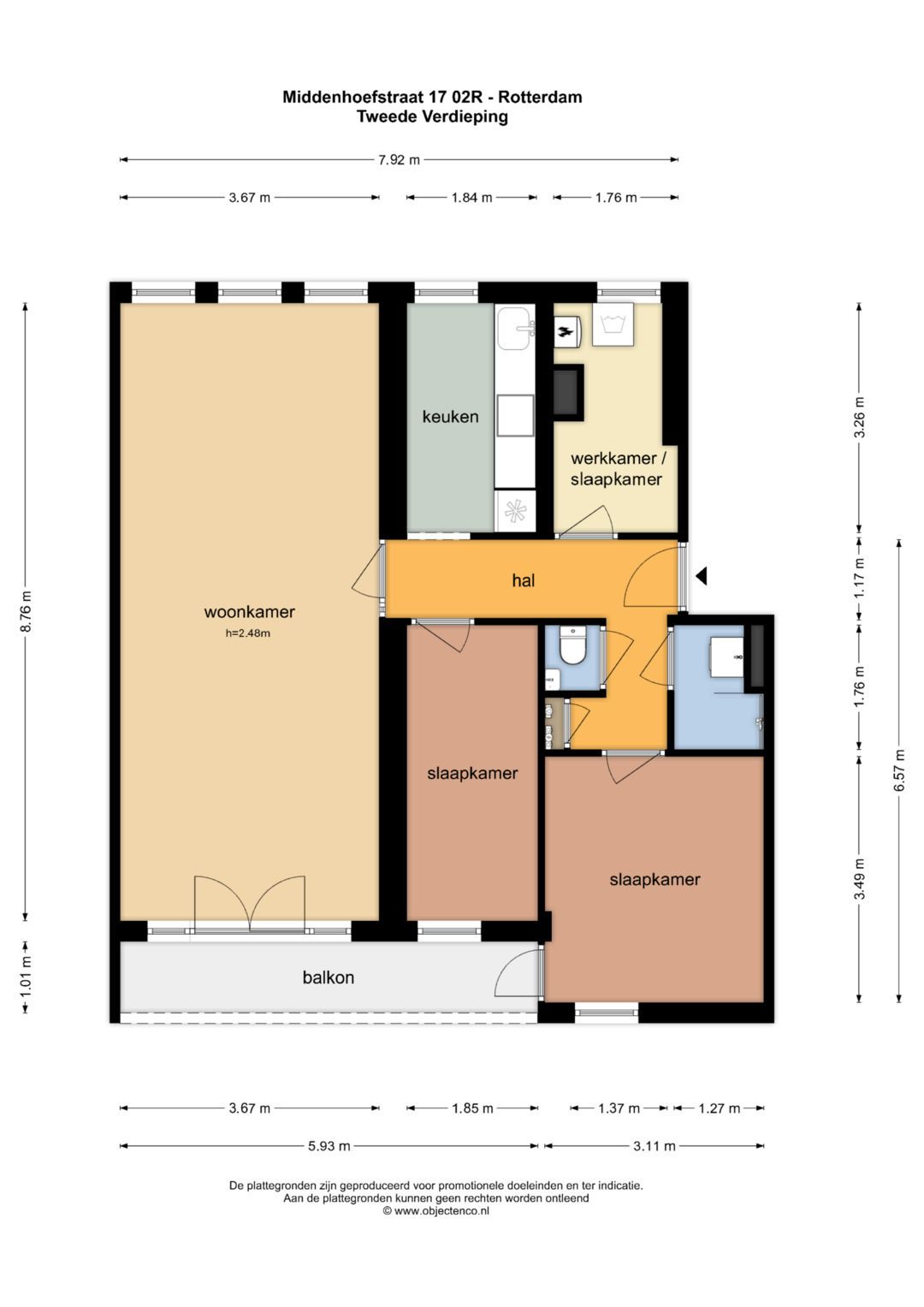 Foto 18 van Middenhoefstraat 17-02R