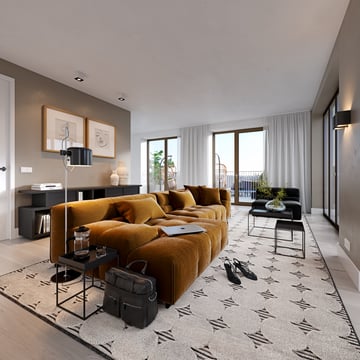 Foto van Appartement type F Portiekflat