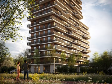 Foto van Appartement type B Portiekflat
