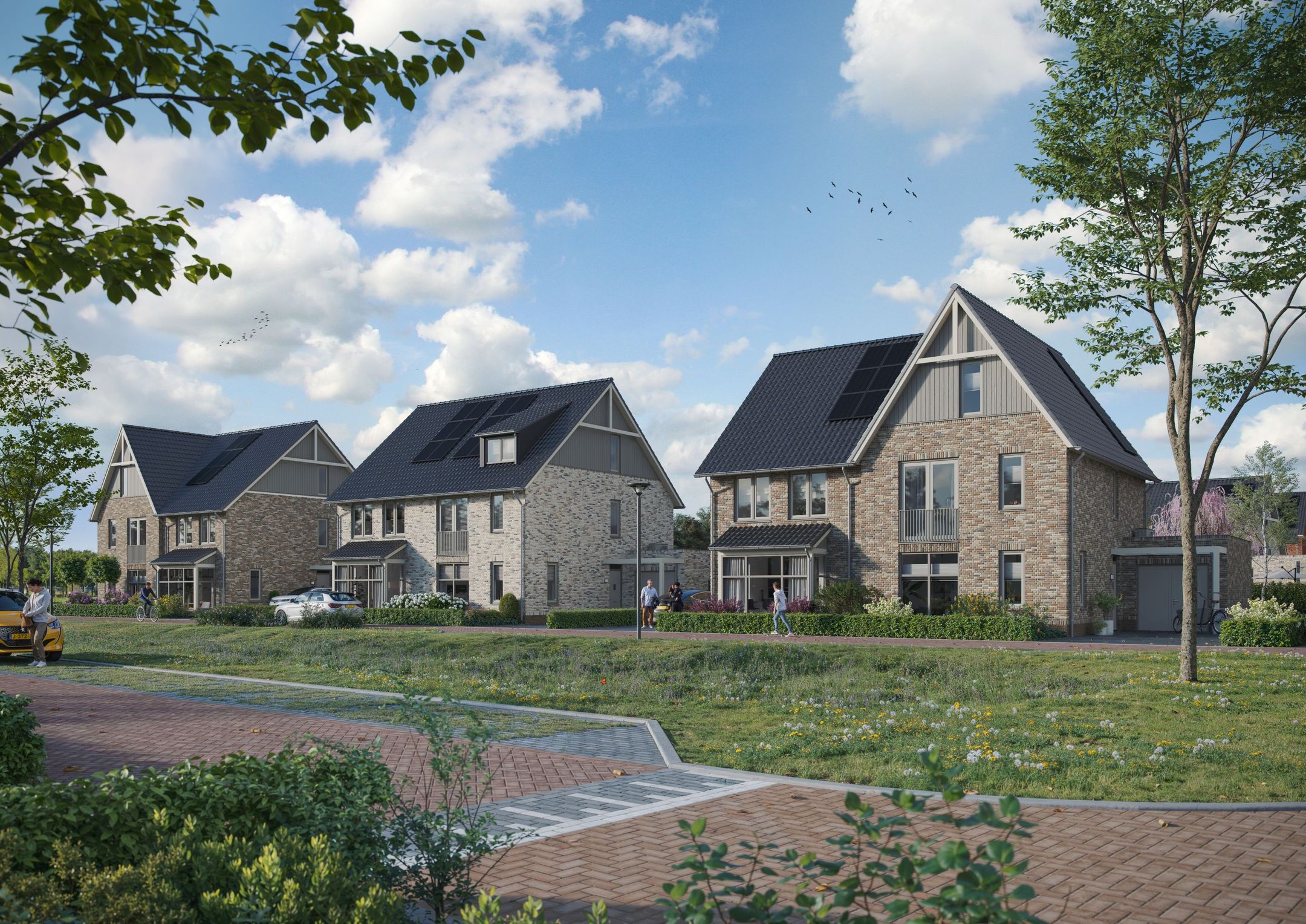 Twee-onder-één-kapwoningen | Type J (Bouwnr. 58), Heeswijk-Dinther, 5473, Noord-Brabant, Nederland  