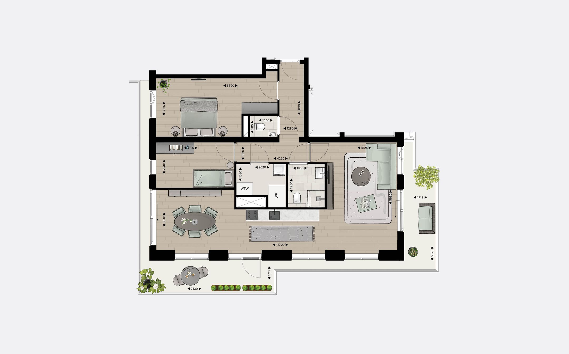 Foto 6 van Appartement type E (Bouwnr. 8)