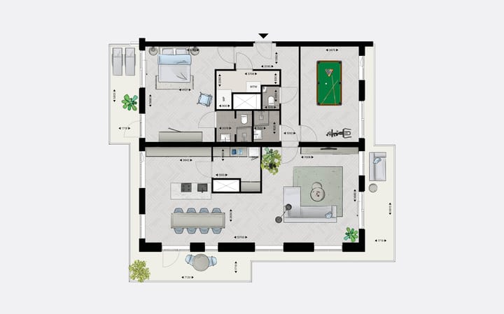 Foto 9 van Appartement type J (Bouwnr. 49)