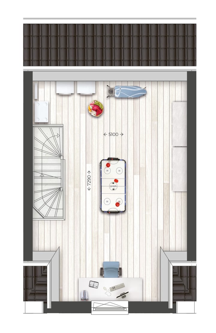 Foto 5 van Hoek- en tussenwoningen | Type A (Bouwnr. 21)