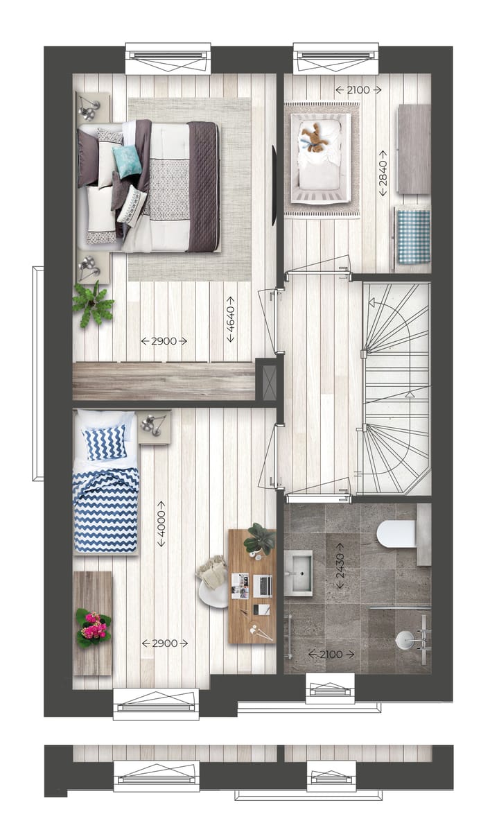 Foto 4 van Hoek- en tussenwoningen | Type A (Bouwnr. 22)