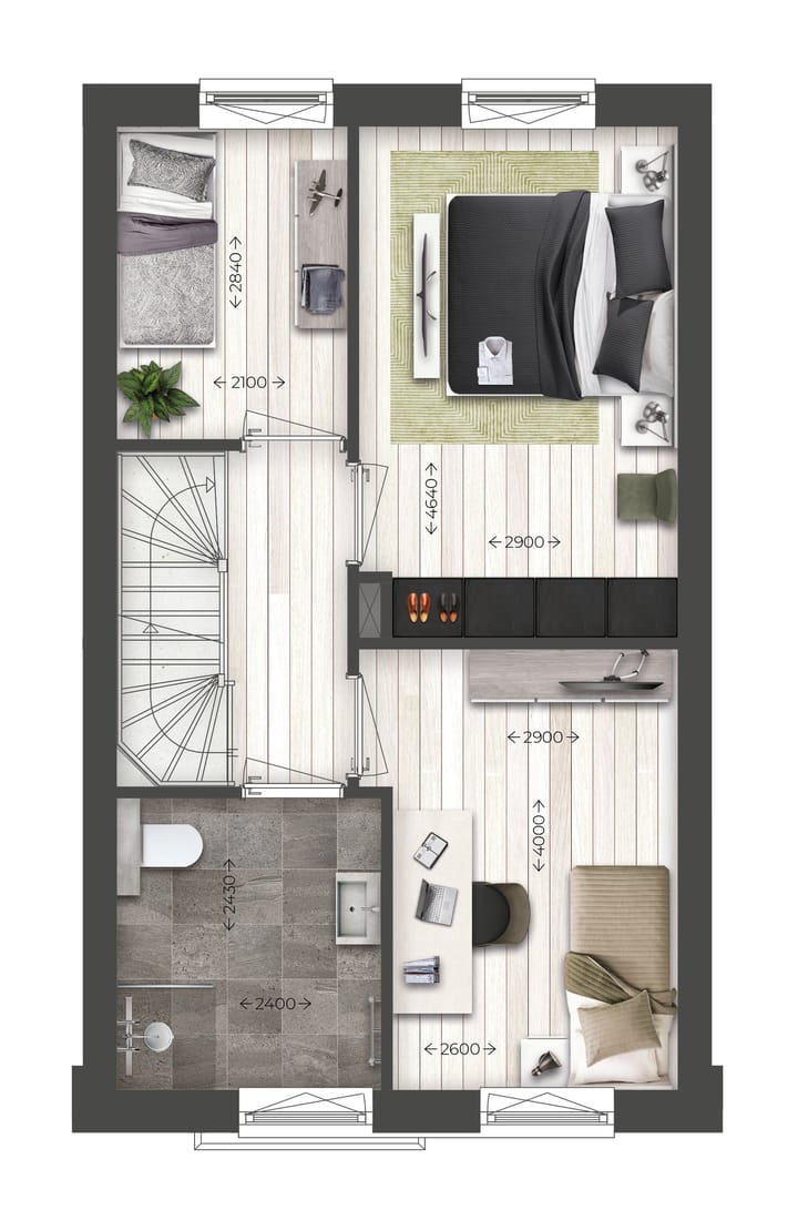 Photo 4 of Hoek- en tussenwoningen | Type A (Bouwnr. 26)