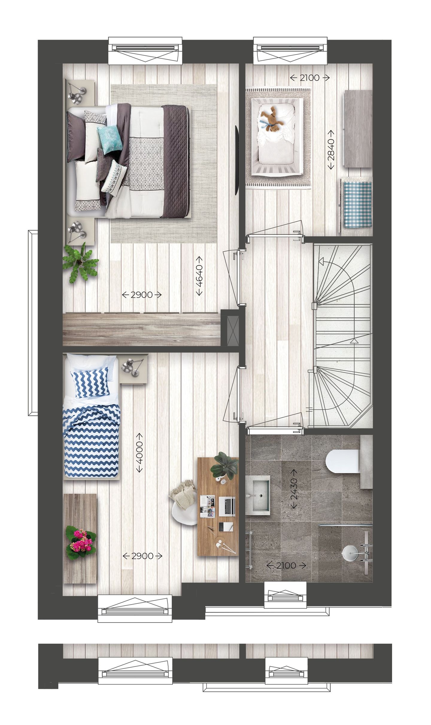 Foto 4 van Hoek- en tussenwoningen | Type A (Bouwnr. 17)