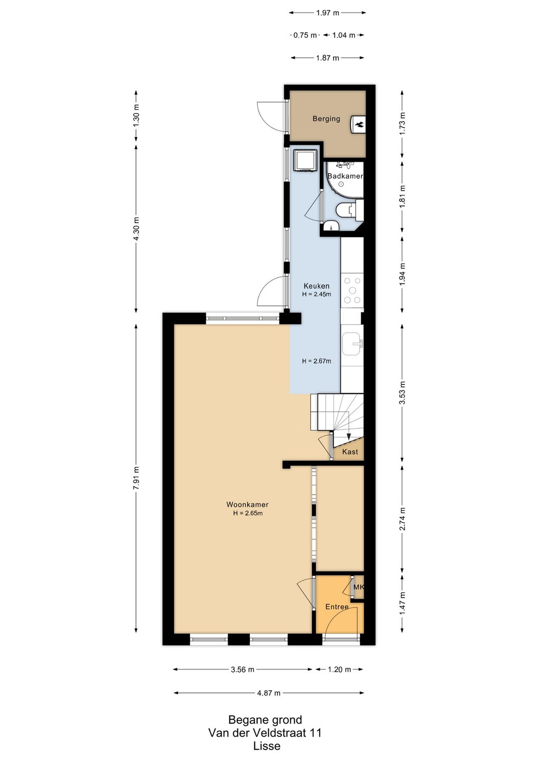 Foto 28 van van der Veldstraat 11