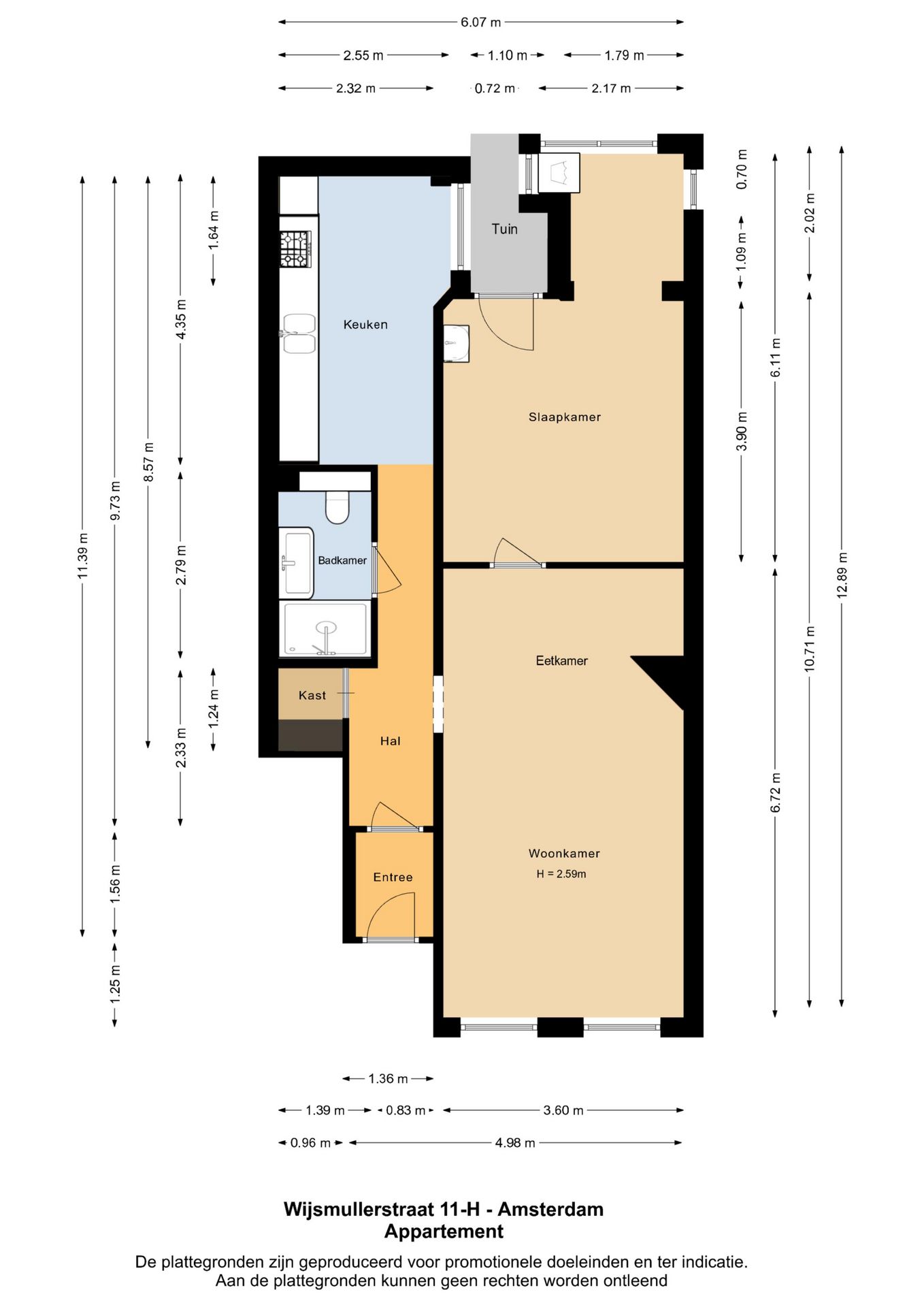 Foto 21 van Wijsmullerstraat 11-H