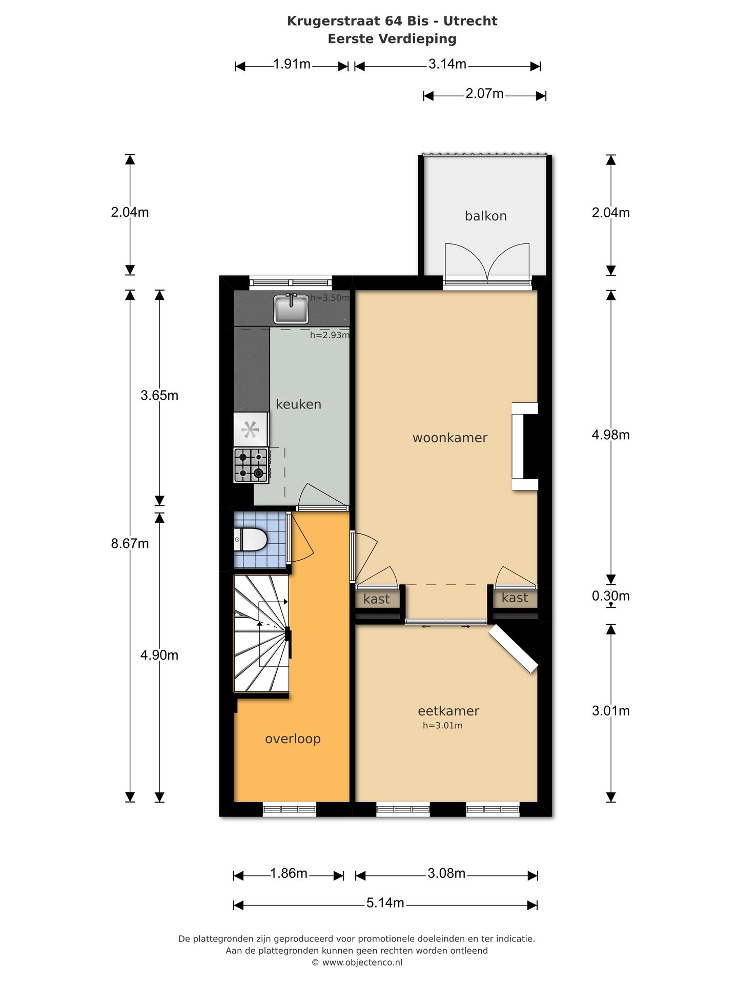 Foto 4 van Krugerstraat 64-BS