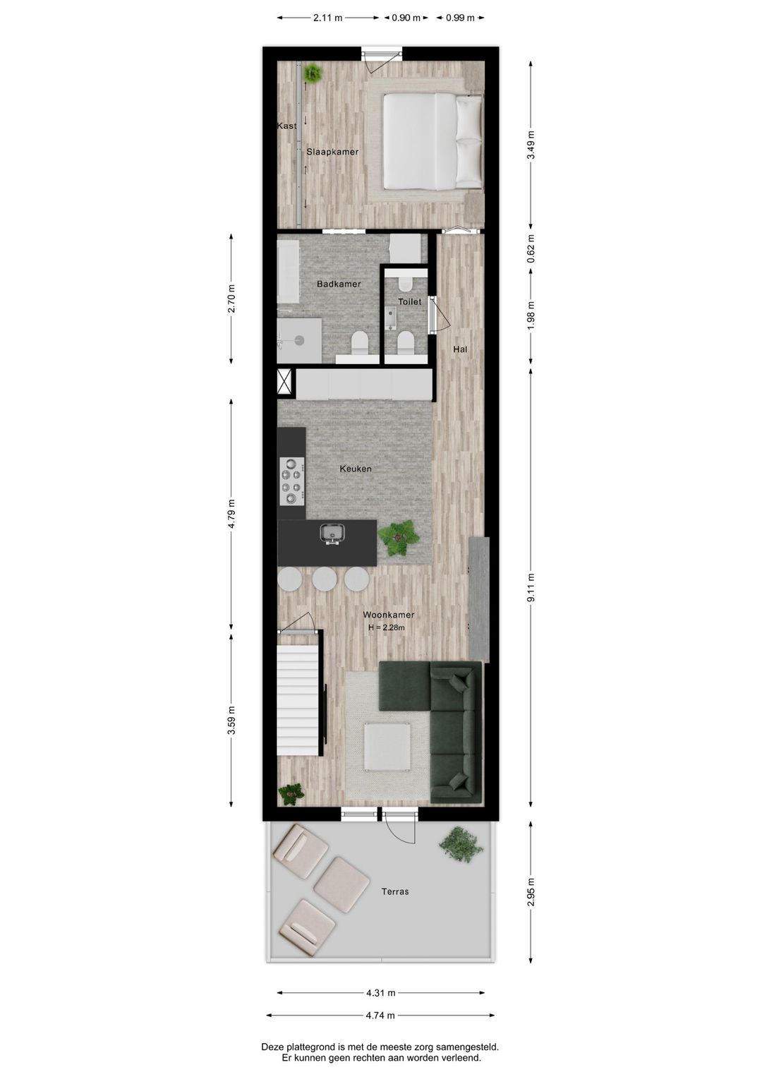 Foto 32 van Raadhuisplein 21-A