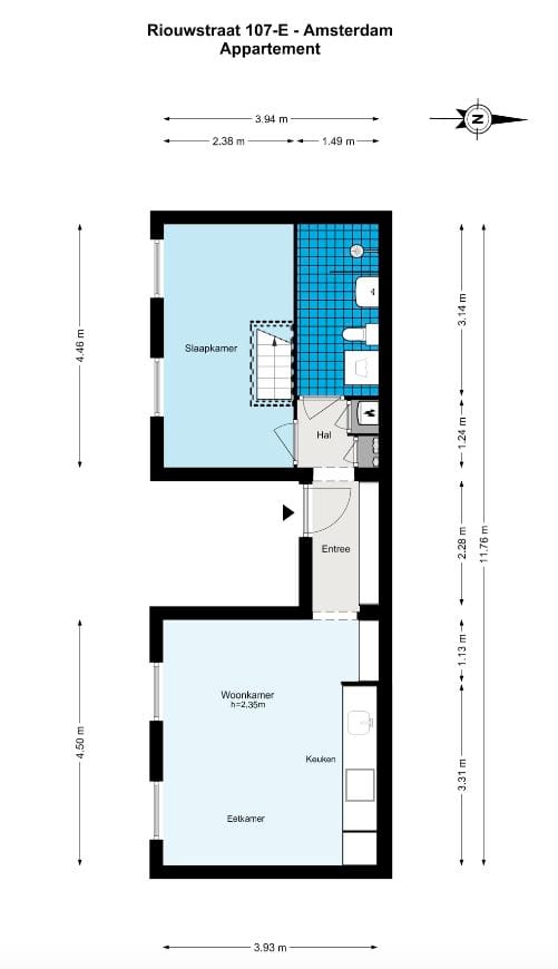 Foto 28 van Riouwstraat 107-E