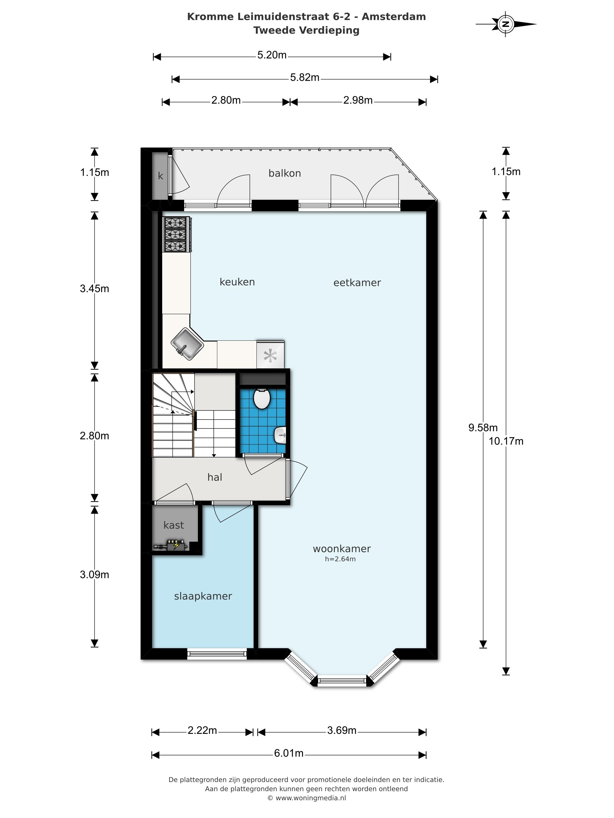 Photo 24 of Kromme Leimuidenstraat 6-2