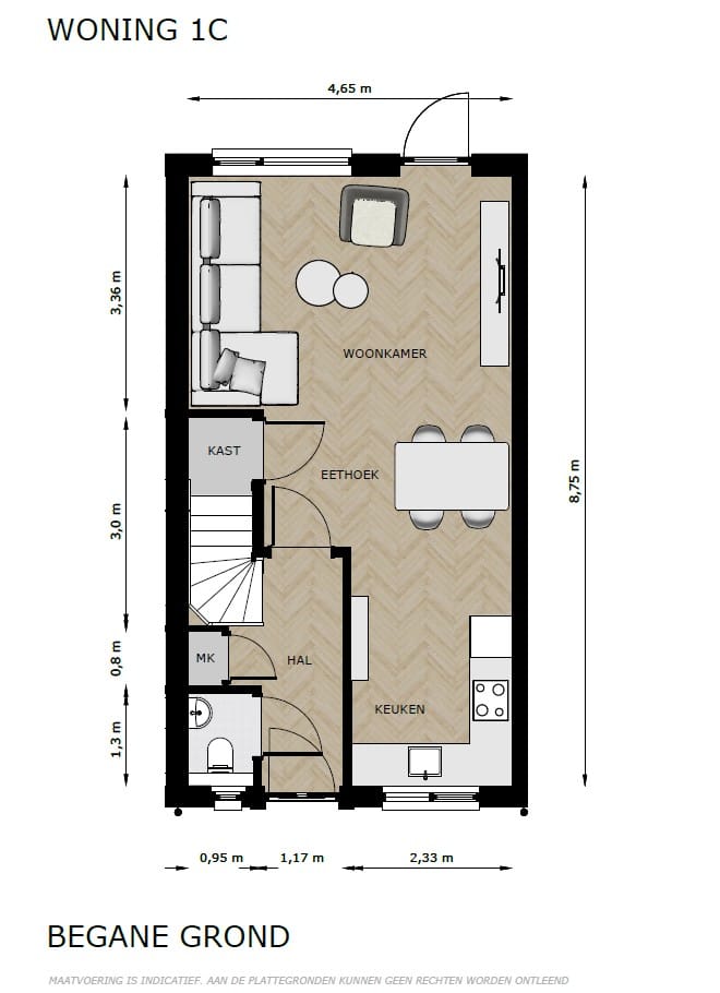 Foto 4 van Beatrixstraat 1C bouwnummer 4