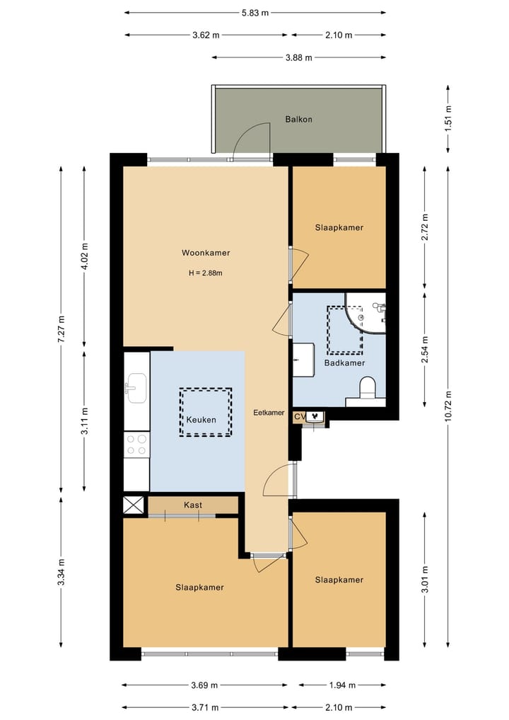 Foto 28 van Kanaalstraat 126-B