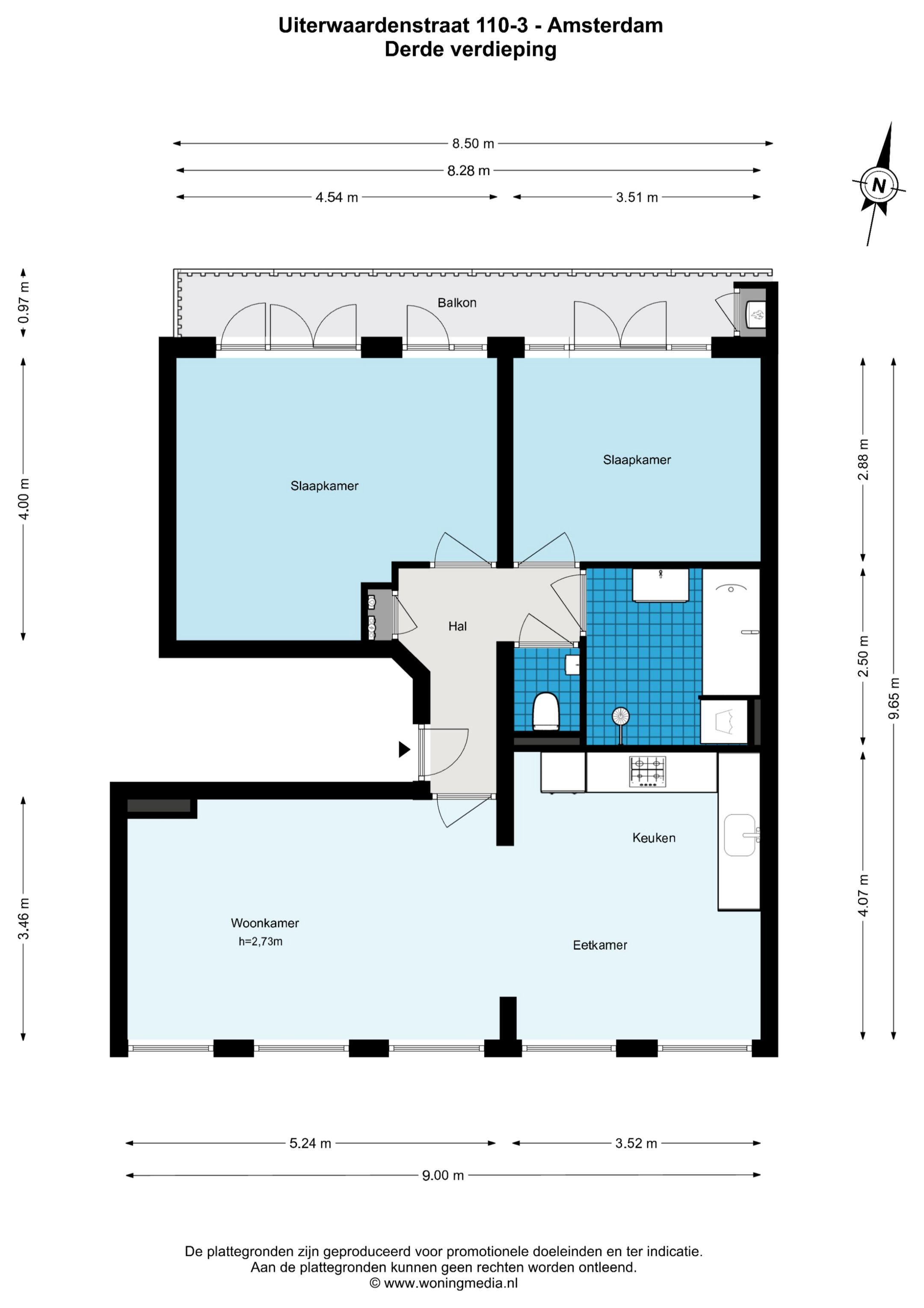 Foto 21 van Uiterwaardenstraat 110-3