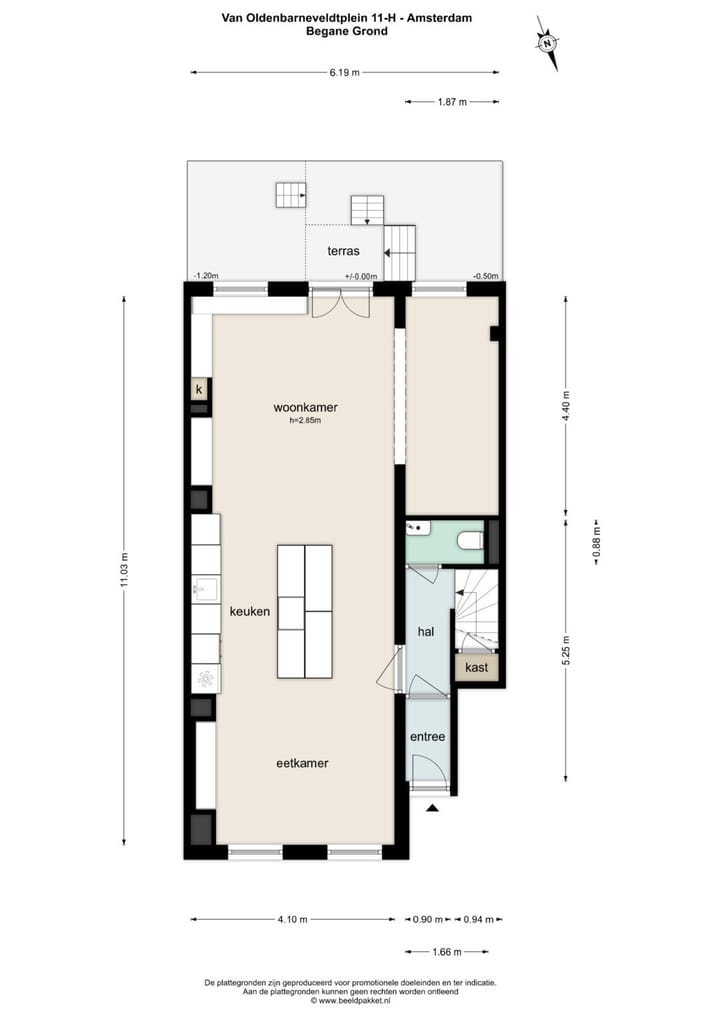 Foto 55 van Van Oldenbarneveldtplein 11-H