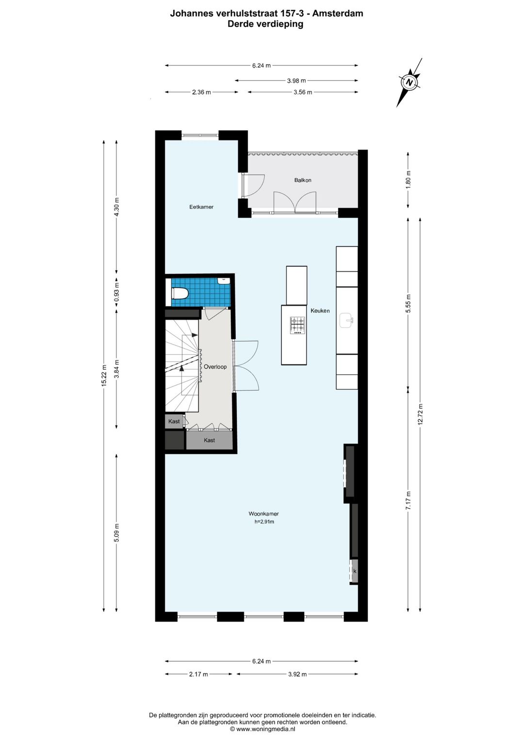 Foto 62 van Johannes Verhulststraat 157-3